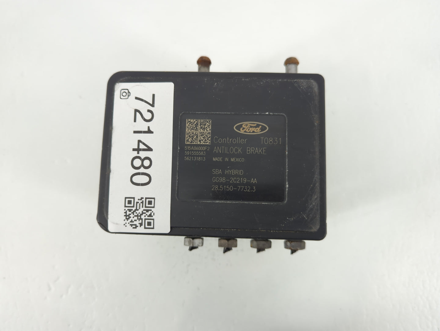 2016 Ford Fusion ABS Pump Control Module Replacement P/N:GG98-2C555-AA Fits OEM Used Auto Parts - Oemusedautoparts1.com