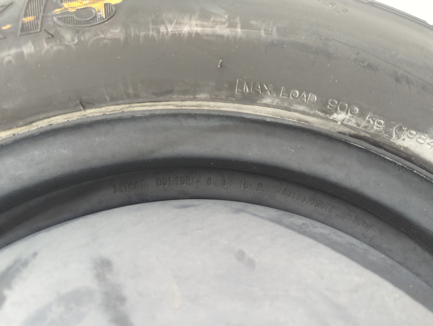 2014-2017 Infiniti Qx50 Spare Donut Tire Wheel Rim Oem - Oemusedautoparts1.com