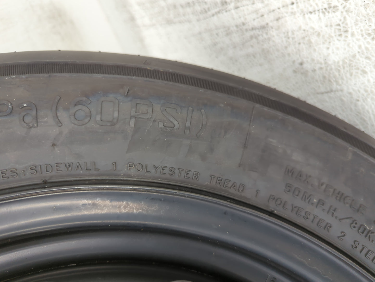 Volkswagen Beetle Spare Donut Tire Wheel Rim Oem - Oemusedautoparts1.com