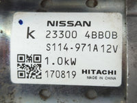 2017-2021 Nissan Qashqai Car Starter Motor Solenoid OEM P/N:S114-971A12V 23300 4BB0B Fits Fits 2017 2018 2019 2020 2021 OEM Used Auto Parts - Oemusedautoparts1.com
