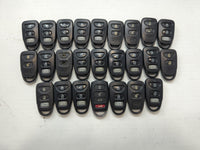 Lot of 25 Hyundai Keyless Entry Remote Fob MIXED FCC IDS MIXED PART - Oemusedautoparts1.com