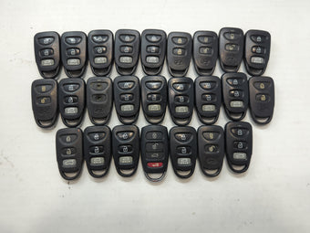 compare product Lot of 25 Hyundai Keyless Entry Remote Fob MIXED FCC IDS MIXED PART