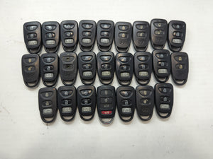 Lot of 25 Hyundai Keyless Entry Remote Fob MIXED FCC IDS MIXED PART