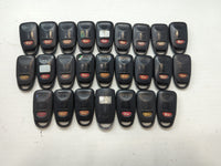 Lot of 25 Hyundai Keyless Entry Remote Fob MIXED FCC IDS MIXED PART - Oemusedautoparts1.com