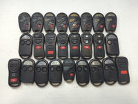Lot of 25 Nissan Keyless Entry Remote Fob MIXED FCC IDS MIXED PART - Oemusedautoparts1.com