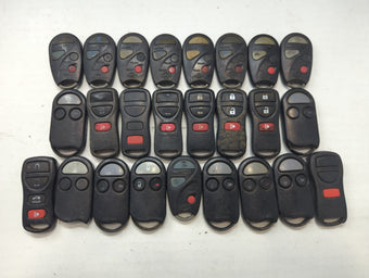 compare product Lot of 25 Nissan Keyless Entry Remote Fob MIXED FCC IDS MIXED PART