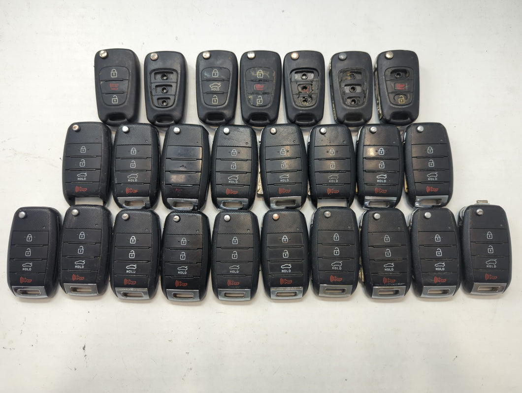 Lot of 25 Kia Keyless Entry Remote Fob MIXED FCC IDS MIXED PART NUMBERS