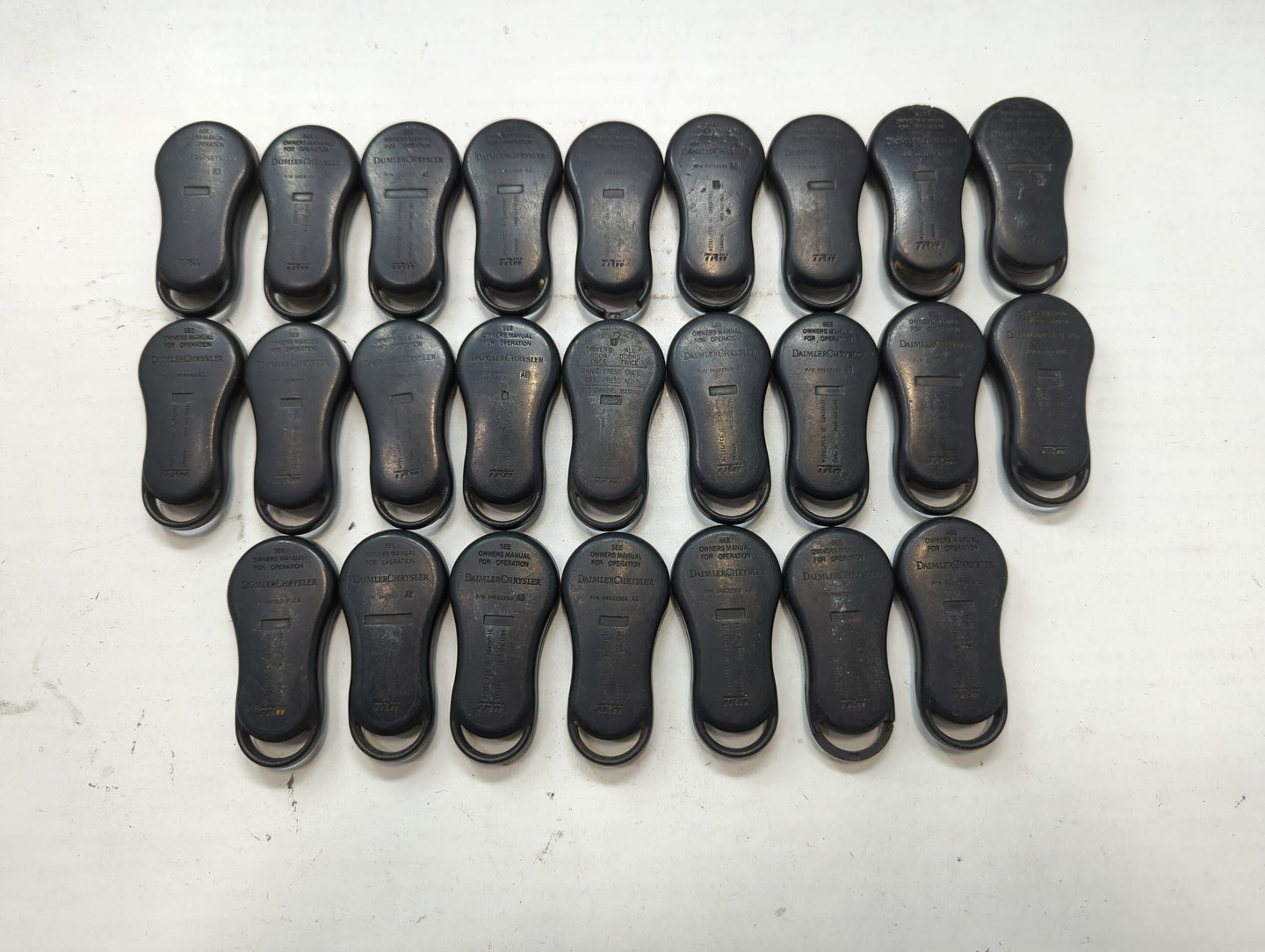 Lot of 25 Dodge Keyless Entry Remote Fob MIXED FCC IDS MIXED PART NUMBERS - Oemusedautoparts1.com
