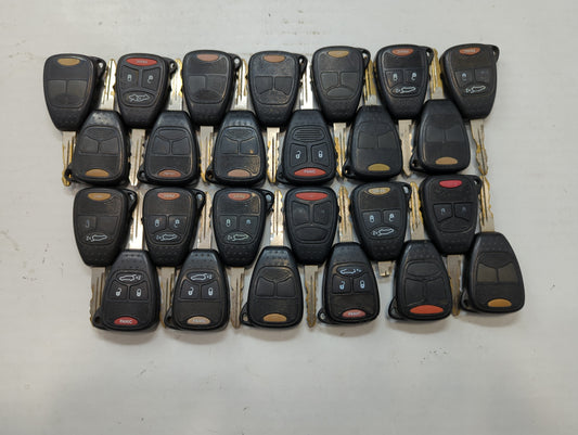 Lot of 25 Dodge Keyless Entry Remote Fob MIXED FCC IDS MIXED PART NUMBERS - Oemusedautoparts1.com