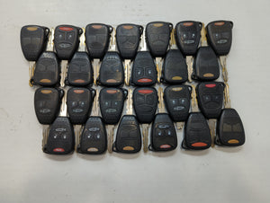 Lot of 25 Dodge Keyless Entry Remote Fob MIXED FCC IDS MIXED PART NUMBERS