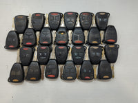Lot of 25 Dodge Keyless Entry Remote Fob MIXED FCC IDS MIXED PART NUMBERS - Oemusedautoparts1.com