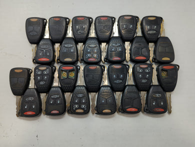 Lot of 25 Dodge Keyless Entry Remote Fob MIXED FCC IDS MIXED PART NUMBERS