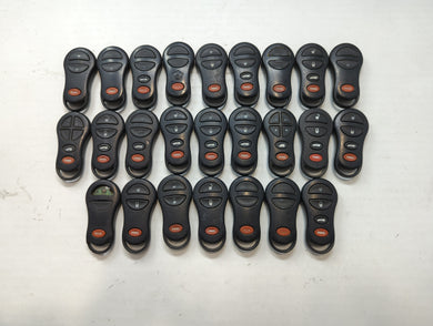 Lot of 25 Dodge Keyless Entry Remote Fob MIXED FCC IDS MIXED PART NUMBERS