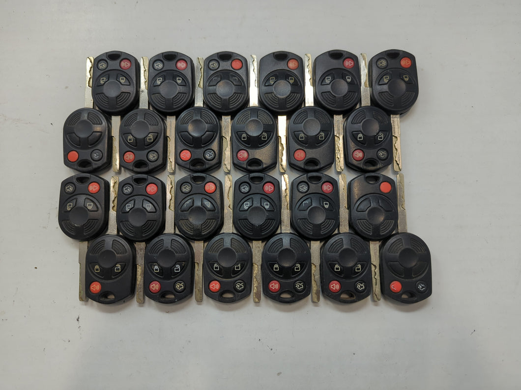 Lot of 25 Ford Keyless Entry Remote Fob MIXED FCC IDS MIXED PART NUMBERS