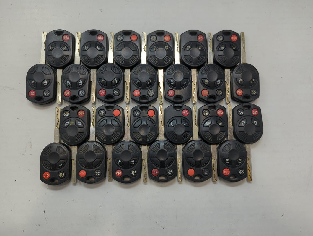 Lot of 25 Ford Keyless Entry Remote Fob MIXED FCC IDS MIXED PART NUMBERS