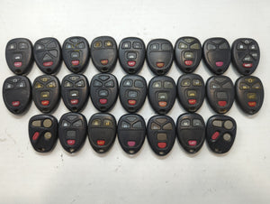 Lot of 25 Chevrolet Keyless Entry Remote Fob MIXED FCC IDS MIXED PART