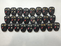 Lot of 25 Chevrolet Keyless Entry Remote Fob MIXED FCC IDS MIXED PART - Oemusedautoparts1.com