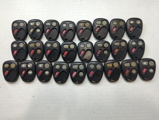 Lot of 25 Chevrolet Keyless Entry Remote Fob MIXED FCC IDS MIXED PART - Oemusedautoparts1.com