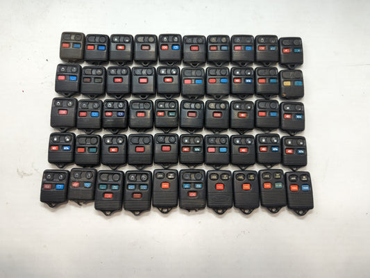 Lot of 50 Ford Keyless Entry Remote Fob MIXED FCC IDS MIXED PART NUMBERS - Oemusedautoparts1.com