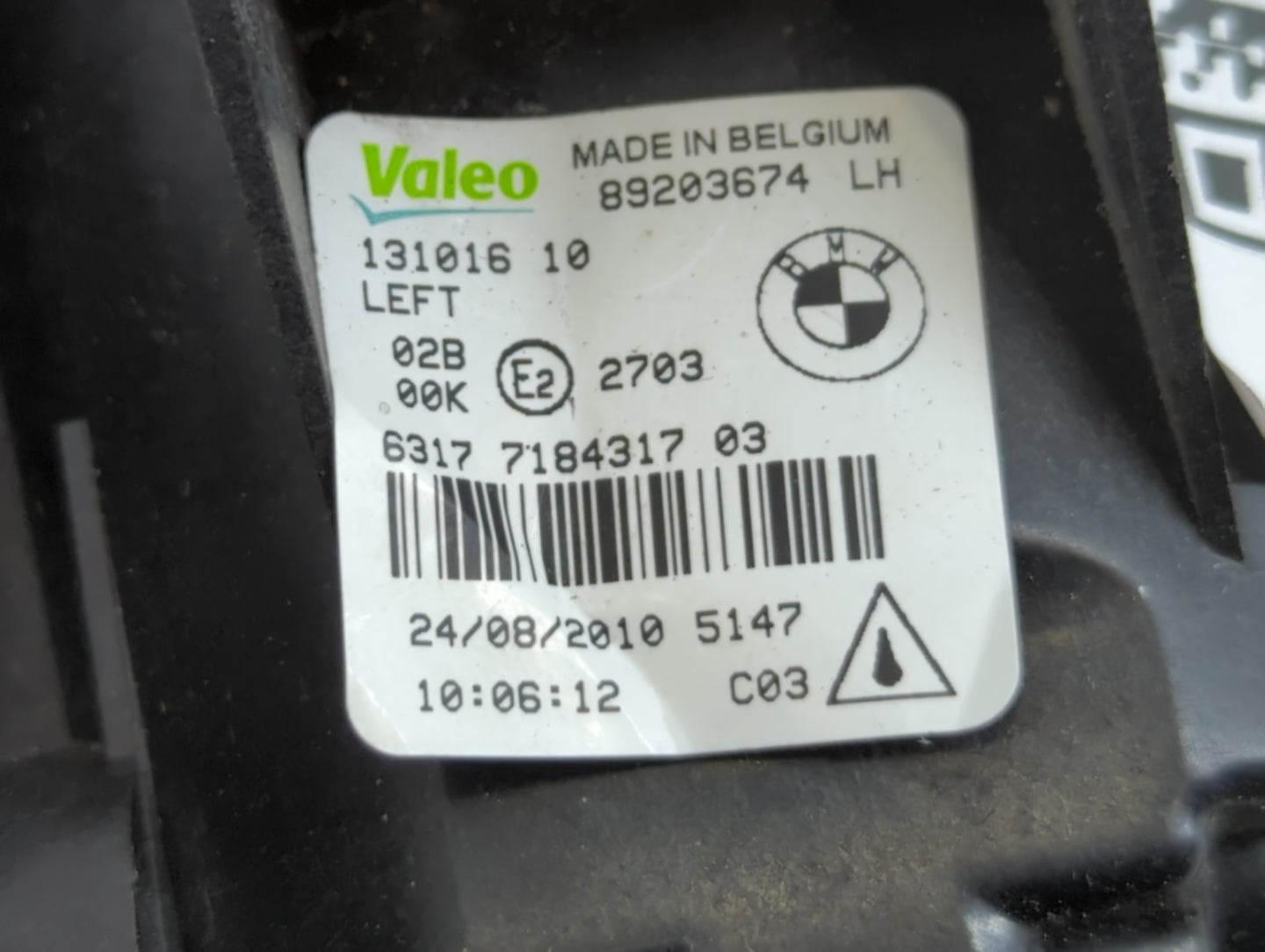 2007-2013 Bmw X5 Driver Left Oem Front Light Lamp - Oemusedautoparts1.com