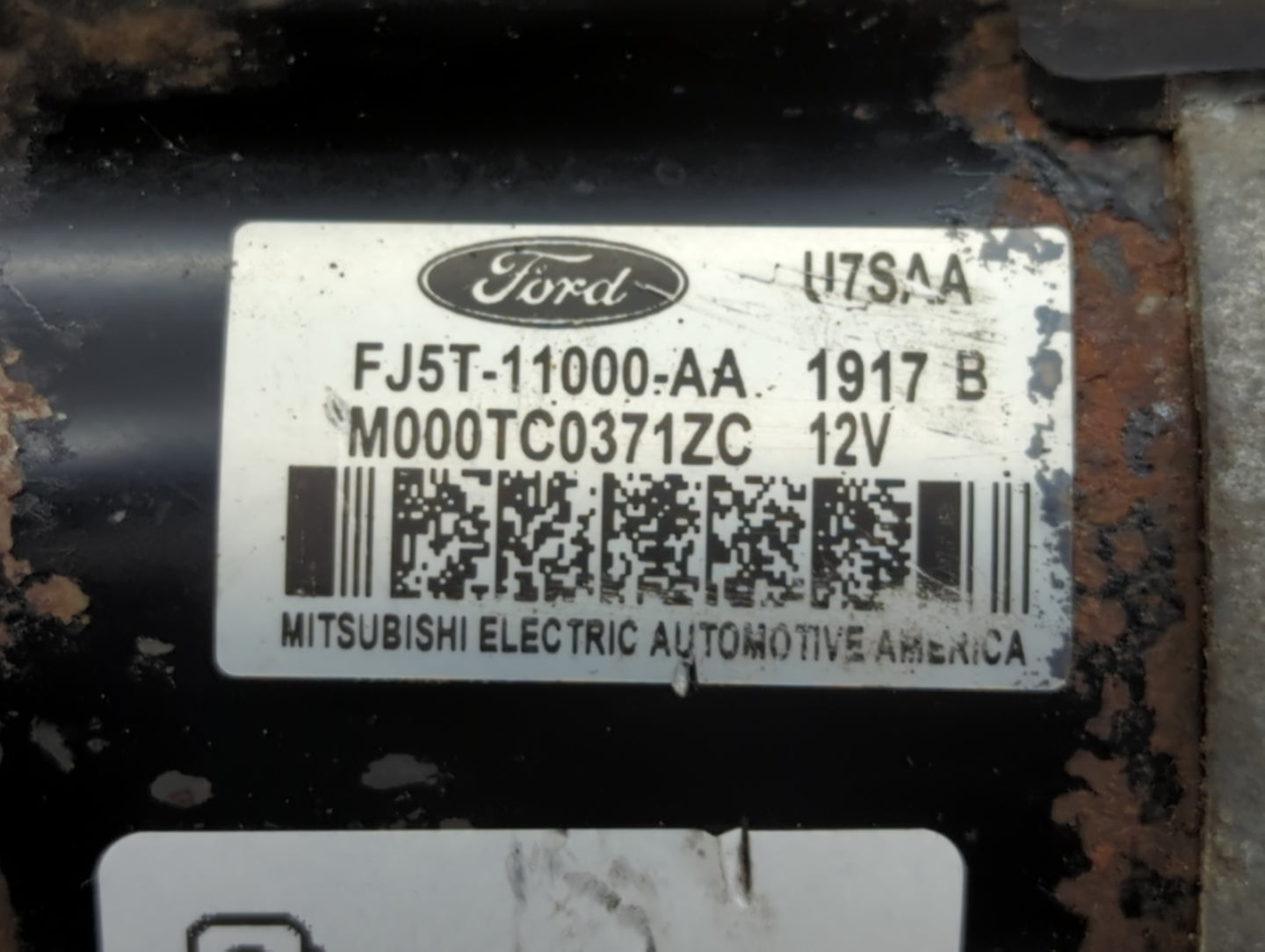 2012-2018 Ford Focus Car Starter Motor Solenoid OEM P/N:M000T89182ZC FJ5T-11000-BA Fits OEM Used Auto Parts - Oemusedautoparts1.com
