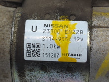 2014-2020 Nissan Nv200 Car Starter Motor Solenoid OEM P/N:S114-955C 23300 EN22B Fits Fits 2013 2014 2015 2016 2017 2018 2019 2020 OEM Used Auto Parts