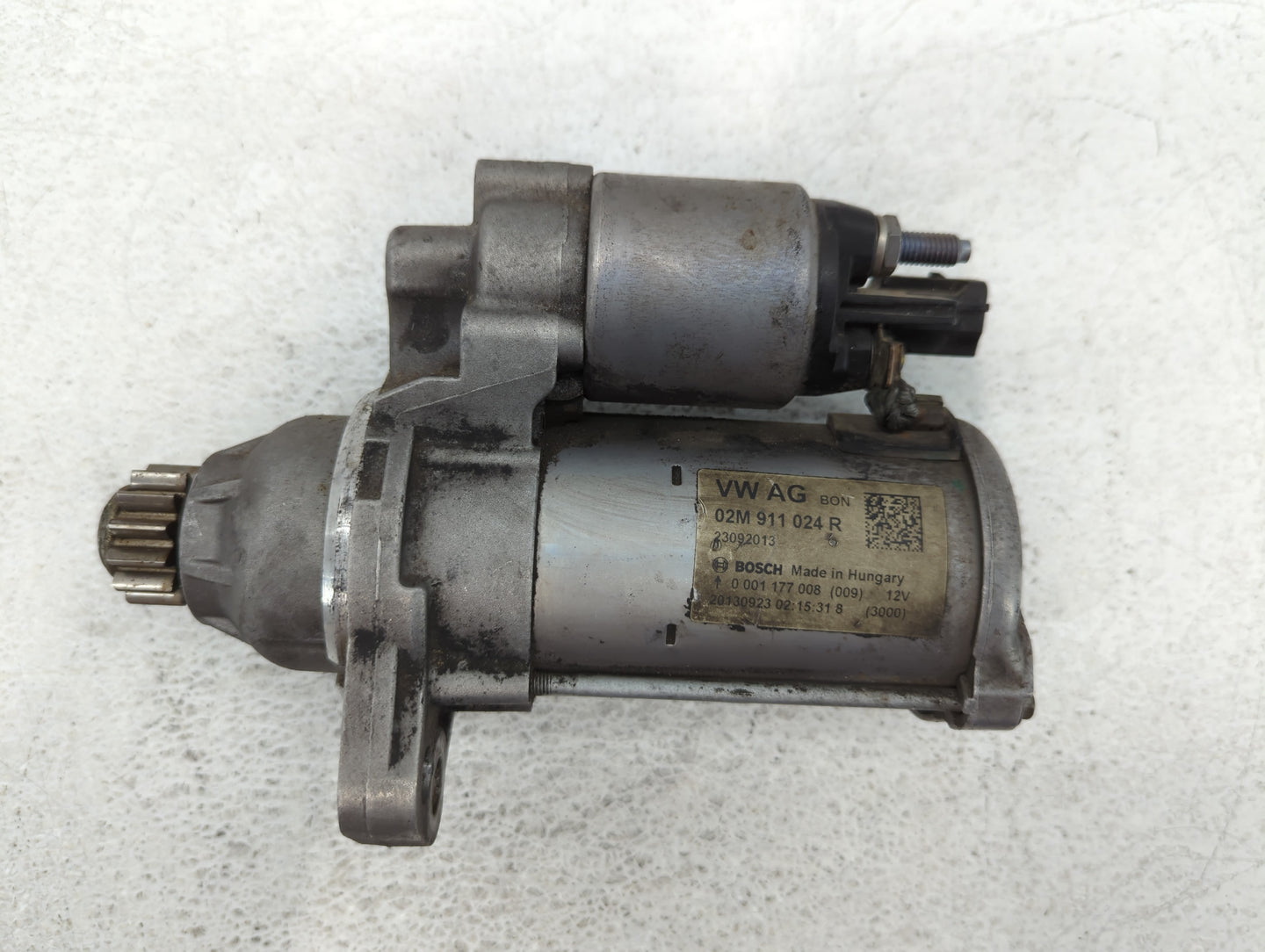 2014-2020 Volkswagen Passat Car Starter Motor Solenoid OEM P/N:02M 911 024 R Fits OEM Used Auto Parts - Oemusedautoparts1.com