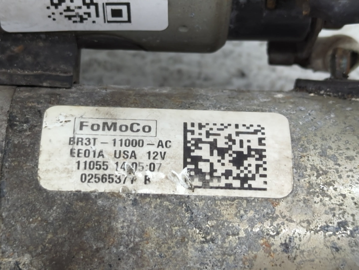 2011-2014 Ford Mustang Car Starter Motor Solenoid OEM P/N:M000T39571ZC BR3T-11000-AA Fits Fits 2011 2012 2013 2014 2015 OEM Used Auto Parts - Oemusedautoparts1.com