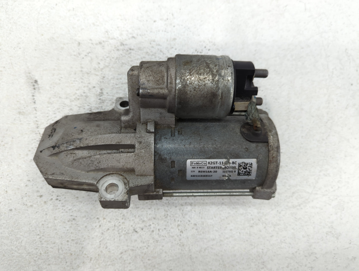2020 Lincoln Nautilus Car Starter Motor Solenoid OEM P/N:RSM16A-20 K2GT-11GY-BC Fits Fits 2015 2016 2017 2018 OEM Used Auto Parts - Oemusedautoparts1.com