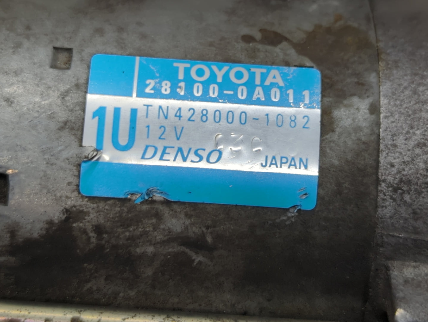 2004-2019 Toyota Highlander Car Starter Motor Solenoid OEM P/N:428000-1082 28100-0A011 Fits OEM Used Auto Parts - Oemusedautoparts1.com