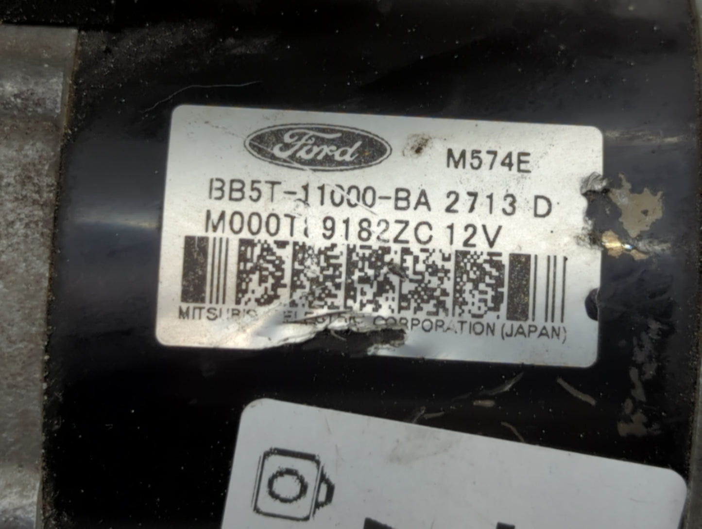 2012-2018 Ford Focus Car Starter Motor Solenoid OEM P/N:M000T89182ZC BB5T-11000-BA Fits OEM Used Auto Parts - Oemusedautoparts1.com