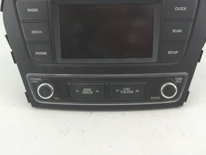 2013-2018 Hyundai Santa Fe Radio AM FM Cd Player Receiver Replacement P/N:96180-4Z6004X Fits Fits 2013 2014 2015 2016 2017 2018 OEM Used Auto Parts