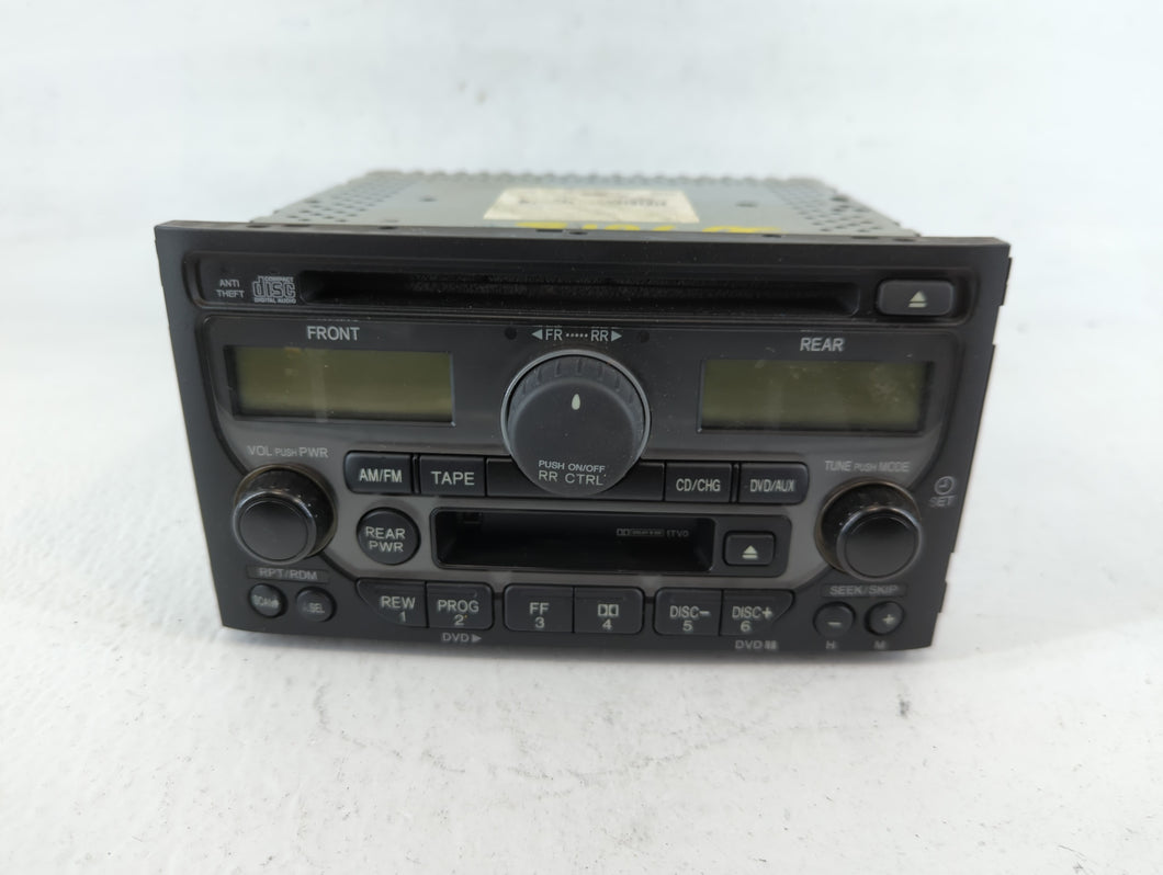 2003-2005 Honda Pilot Radio AM FM Cd Player Receiver Replacement P/N:CQ-JH8260Z 39100-S9V-A200 Fits Fits 2003 2004 2005 OEM Used Auto Parts