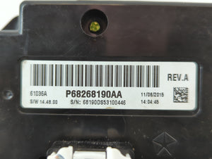 2016 Dodge Ram 1500 Climate Control Module Temperature AC/Heater Replacement P/N:P68268190AA Fits OEM Used Auto Parts