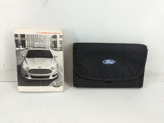 2013 Ford Fusion Owners Manual Book Guide P/N:DE5J 19A321 AA OEM Used Auto Parts - Oemusedautoparts1.com