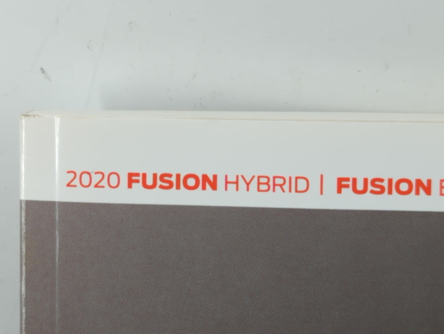 2020 Ford Fusion Owners Manual Book Guide P/N:LE5J 19A321 HB OEM Used Auto Parts - Oemusedautoparts1.com