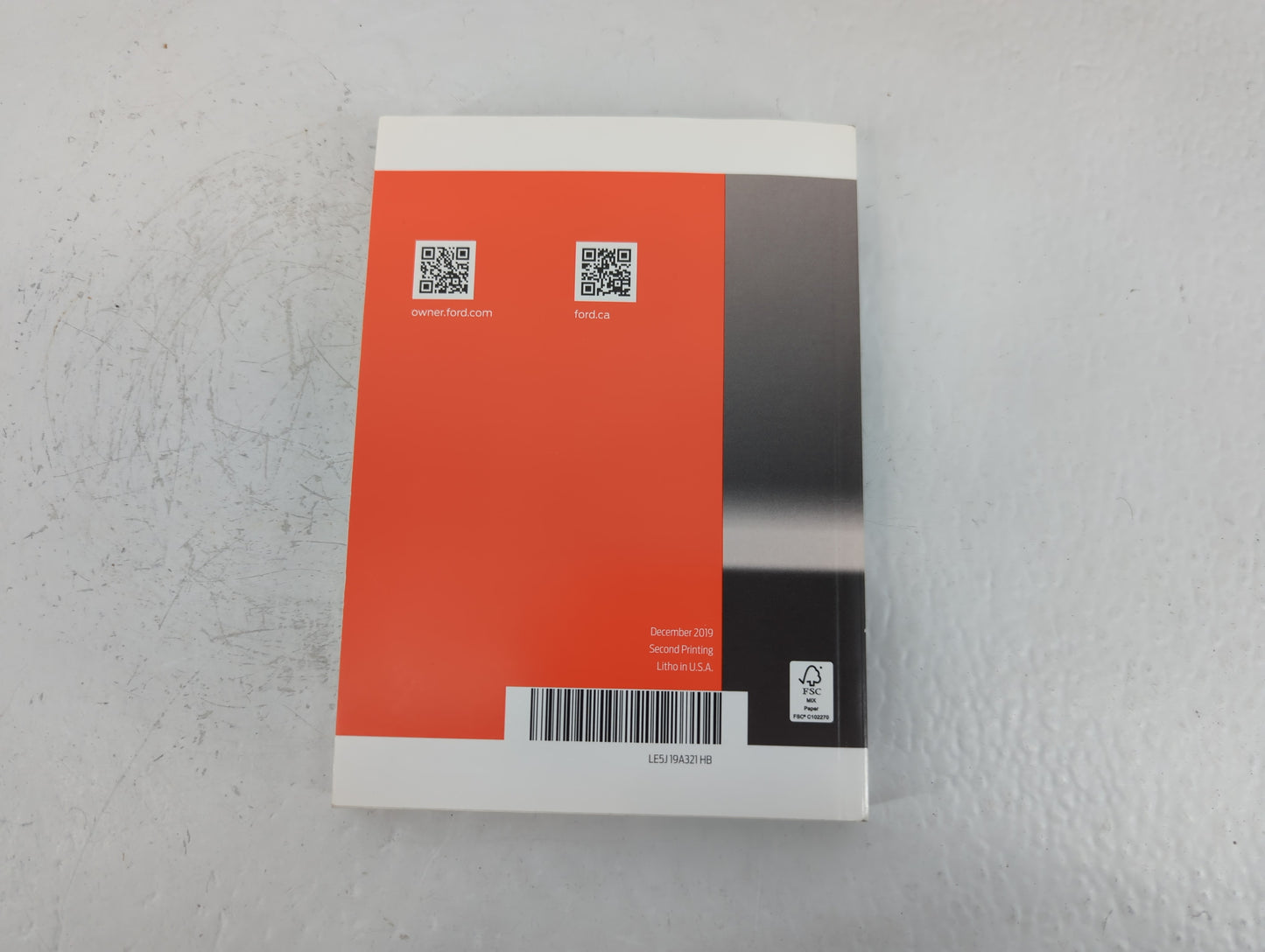 2020 Ford Fusion Owners Manual Book Guide P/N:LE5J 19A321 HB OEM Used Auto Parts - Oemusedautoparts1.com