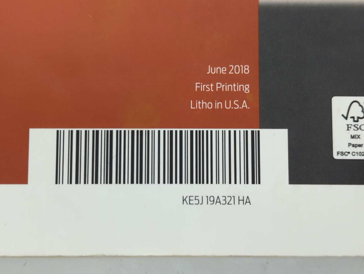 2019 Ford Fusion Owners Manual Book Guide P/N:KE5J 19A321 HA OEM Used Auto Parts - Oemusedautoparts1.com