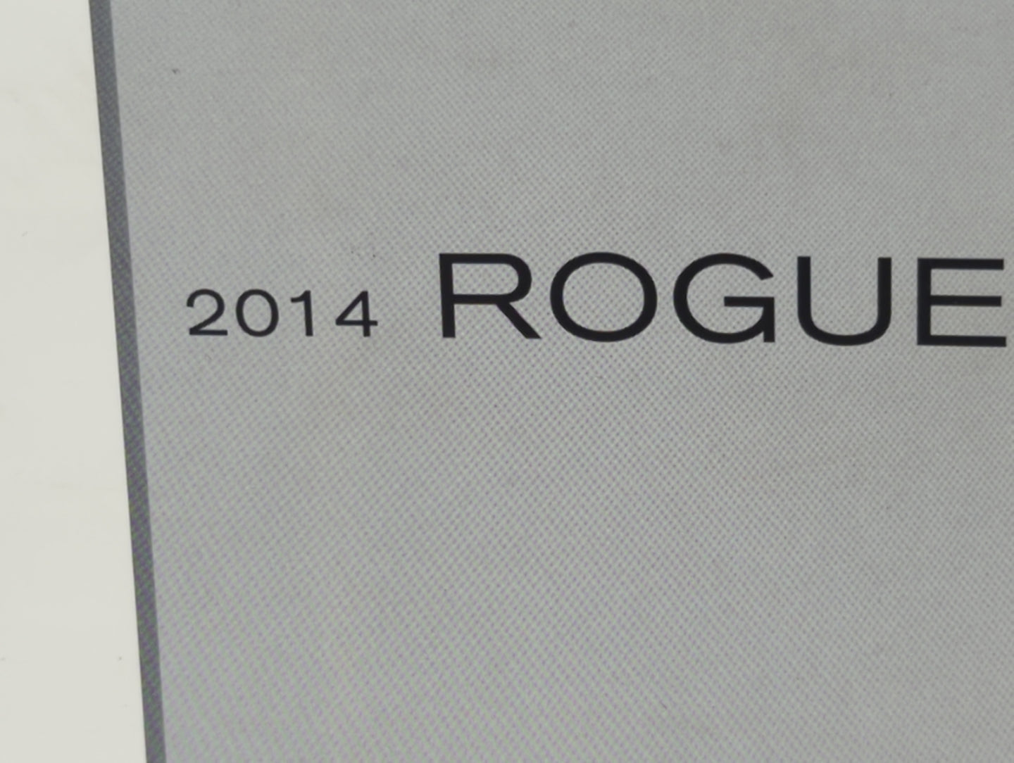 2014 Nissan Rogue Select Owners Manual Book Guide P/N:T00UM-JM06D OEM Used Auto Parts - Oemusedautoparts1.com