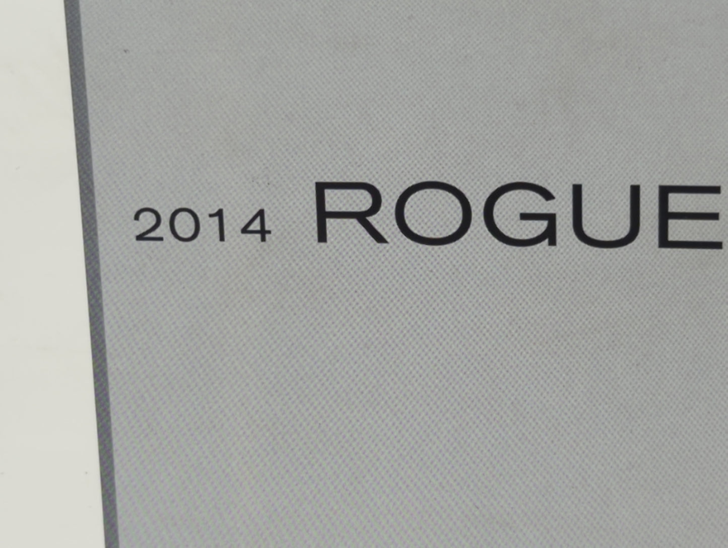 2014 Nissan Rogue Select Owners Manual Book Guide P/N:T00UM-JM06D OEM Used Auto Parts - Oemusedautoparts1.com