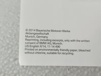 2014 Bmw X4 Owners Manual Book Guide OEM Used Auto Parts - Oemusedautoparts1.com