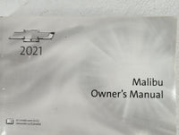 2021 Chevrolet Malibu Owners Manual Book Guide P/N:84523389 A OEM Used Auto Parts - Oemusedautoparts1.com