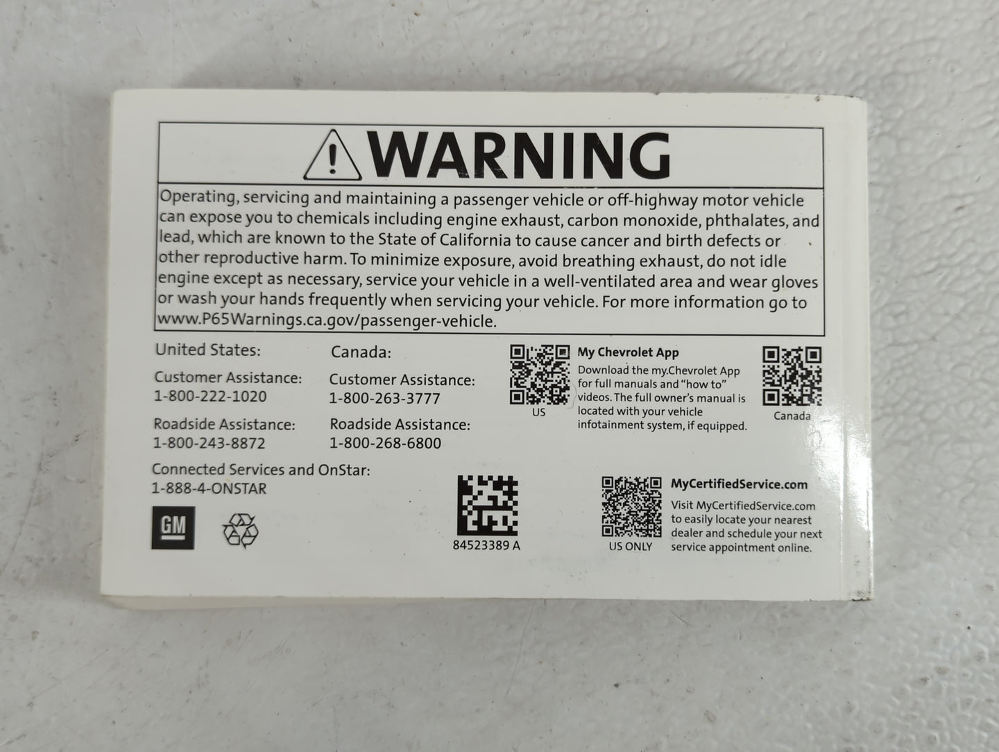 2021 Chevrolet Malibu Owners Manual Book Guide P/N:84523389 A OEM Used Auto Parts - Oemusedautoparts1.com