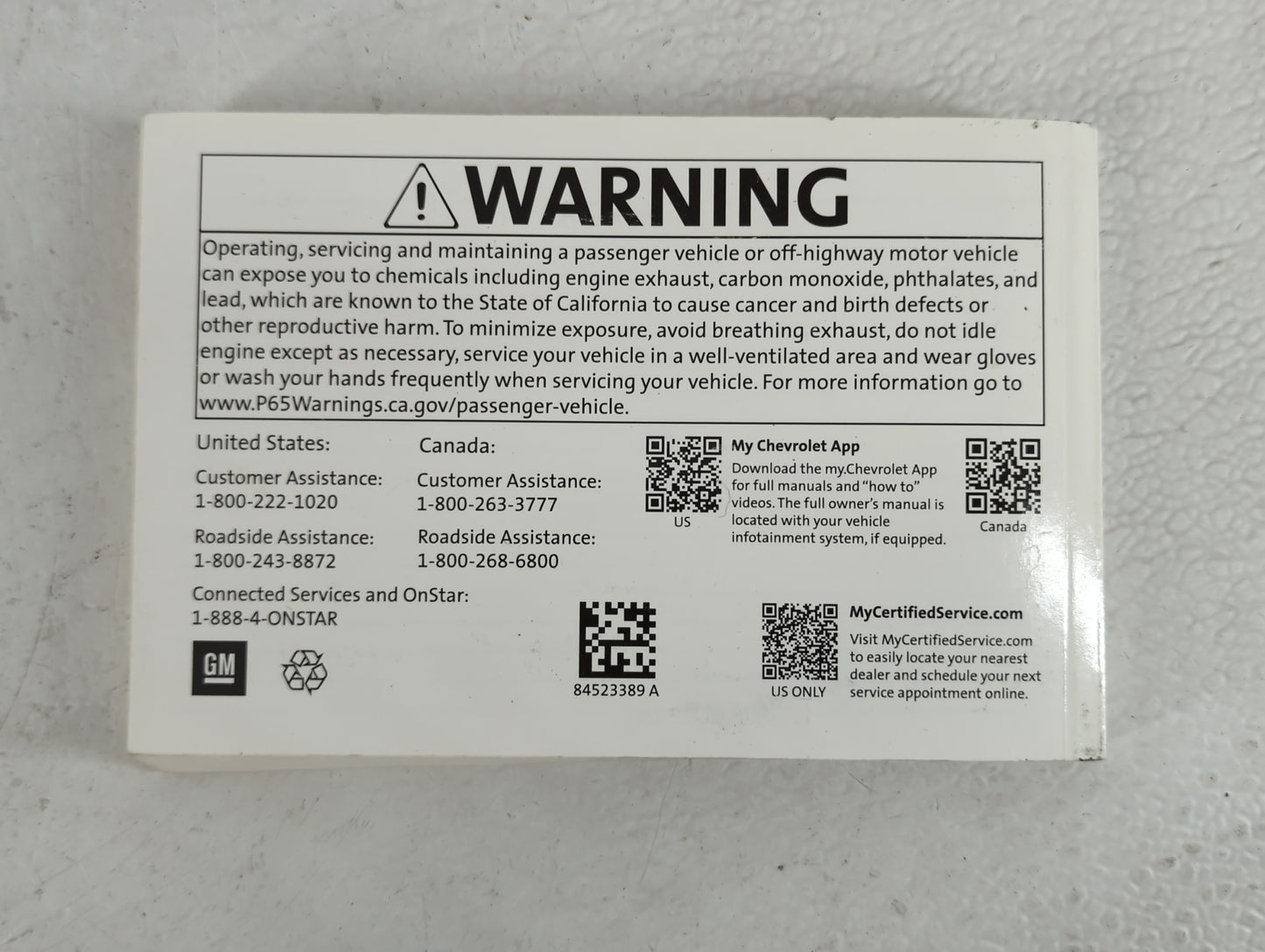 2021 Chevrolet Malibu Owners Manual Book Guide P/N:84523389 A OEM Used Auto Parts - Oemusedautoparts1.com