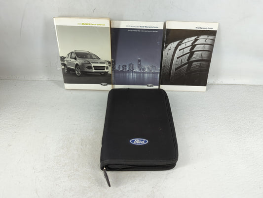 2013 Ford Escape Owners Manual Book Guide P/N:DJ5J 19A321 AA OEM Used Auto Parts - Oemusedautoparts1.com