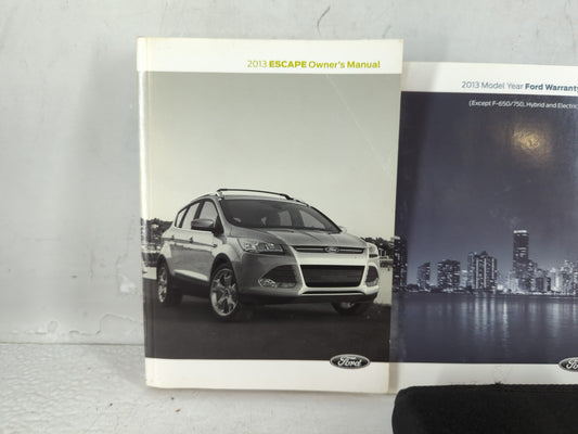 2013 Ford Escape Owners Manual Book Guide P/N:DJ5J 19A321 AA OEM Used Auto Parts
