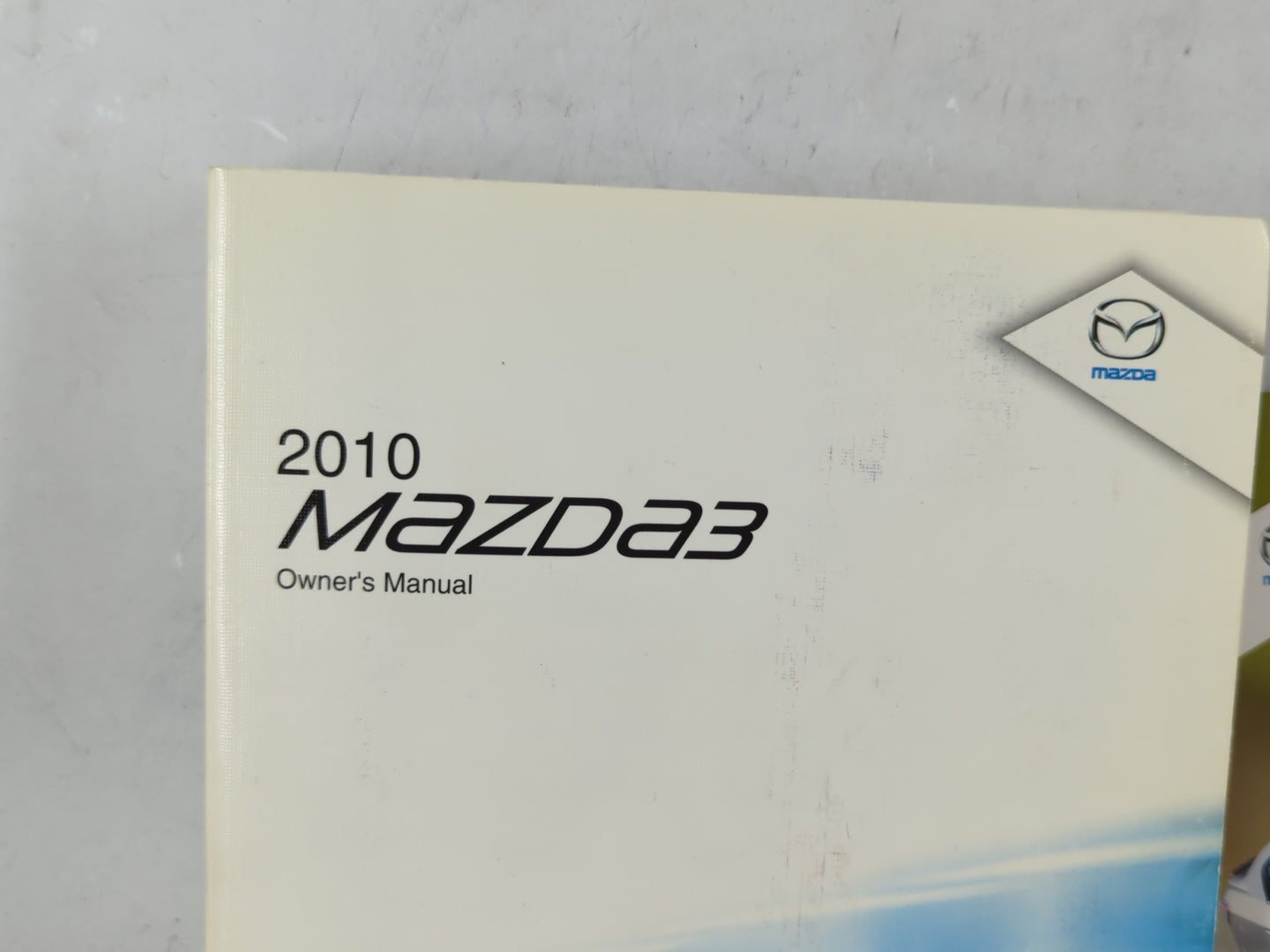 2010 Mazda 3 Owners Manual Book Guide P/N:9999-95-038C-10R3 8AR3-EA-09E OEM Used Auto Parts - Oemusedautoparts1.com