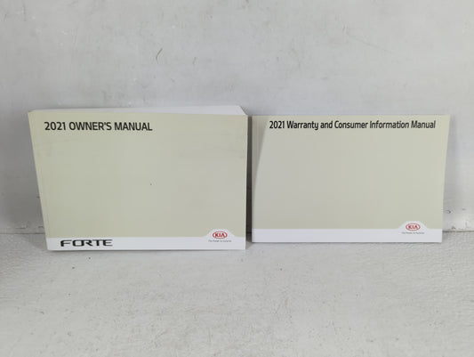 2021 Kia Forte Owners Manual Book Guide P/N:DLS4-EU0OB OEM Used Auto Parts - Oemusedautoparts1.com