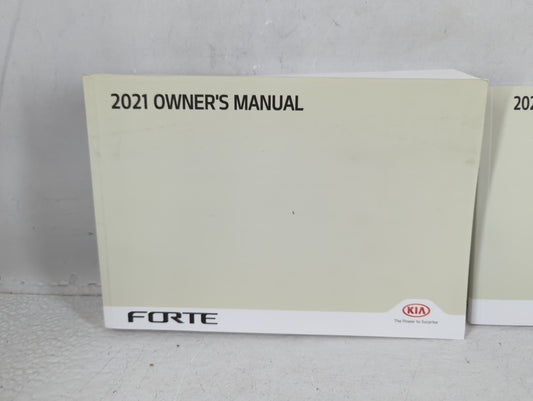 2021 Kia Forte Owners Manual Book Guide P/N:DLS4-EU0OB OEM Used Auto Parts