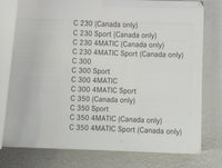 2008 Mercedes-Benz C230 Owners Manual Book Guide P/N:204 584 11 81 6515 0614 13 OEM Used Auto Parts - Oemusedautoparts1.com